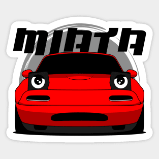 Angry miata Sticker